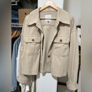 AVEC LES FILLES Corduroy-Like Jacket